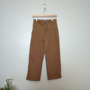 Urban Outfitters Brown Wide-Leg Trousers